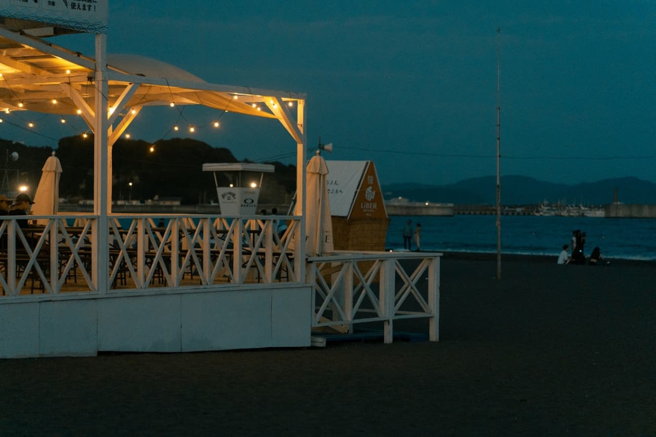 江ノ島プライベートビーチ前コテージ